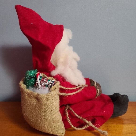 Vintage Handmade Santa Christmas doll 1990 18 Inch - Picture 5 of 7